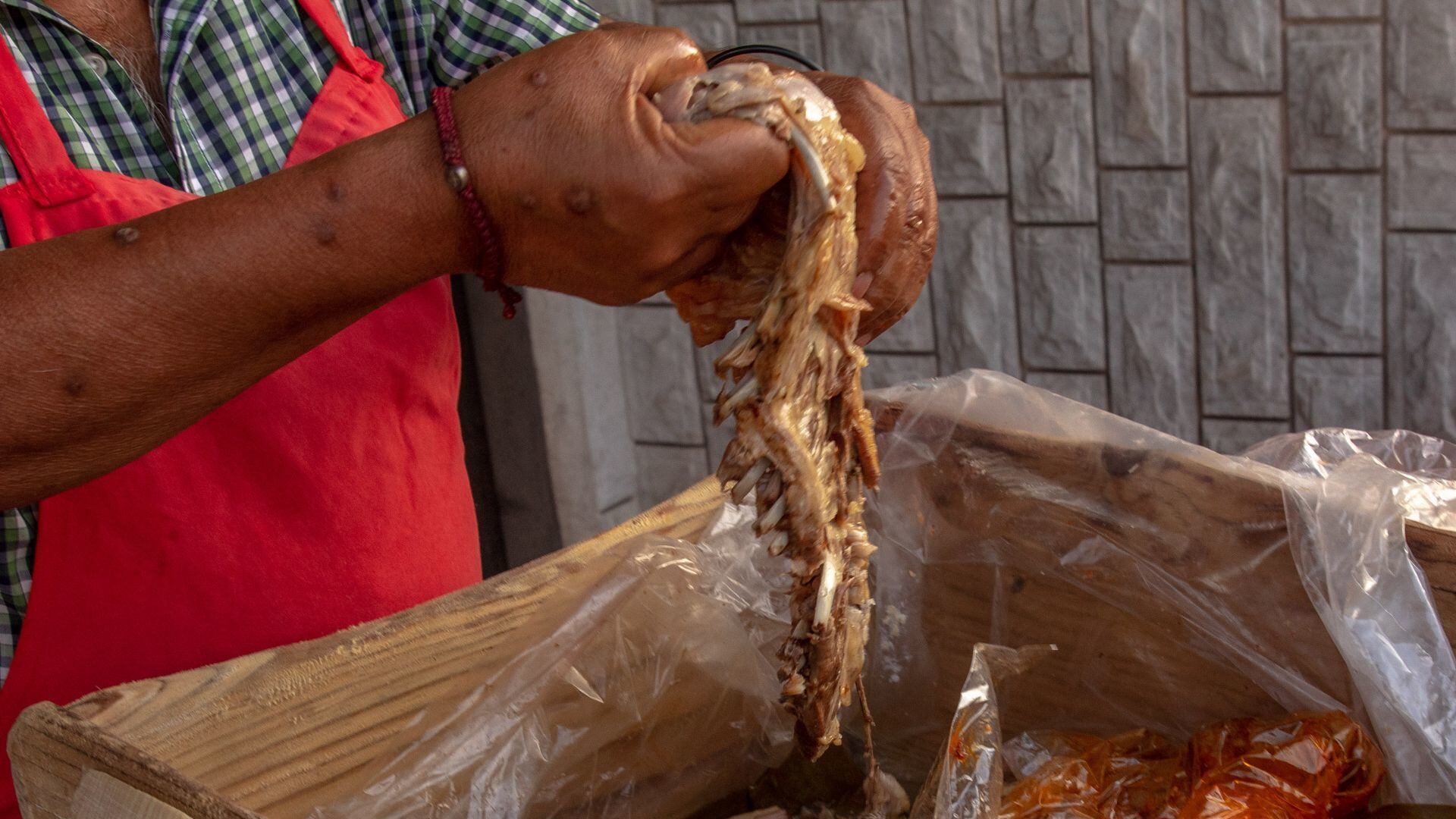 Venta de barbacoa de perro en municipio de Tizayuca, Hidalgo