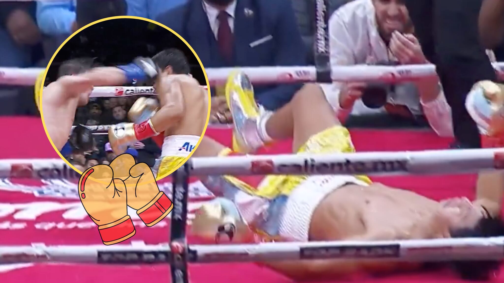 El francés noqueó al mexicano en el sexto asalto