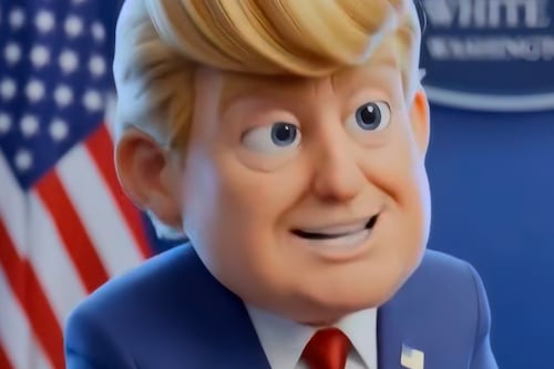 El “Trump animado” que arrasa en redes con sátira en IA ya tiene millones de vistas