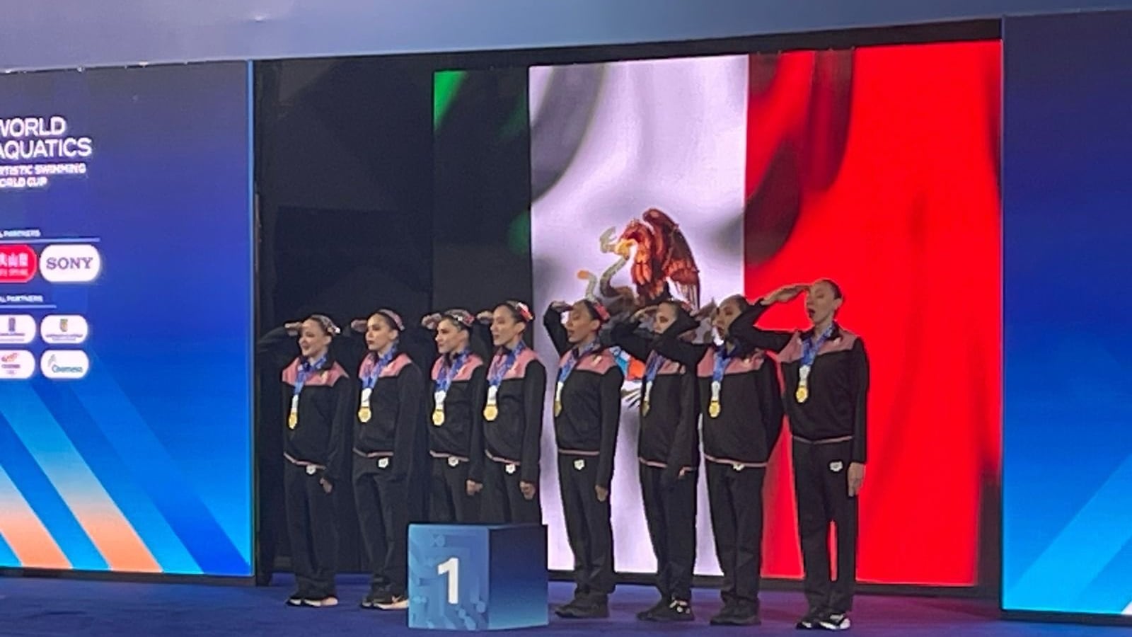 Selección de natación artística se consagró en Colombia.