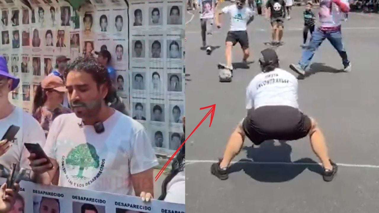 Protesta por desaparecidos en Reforma