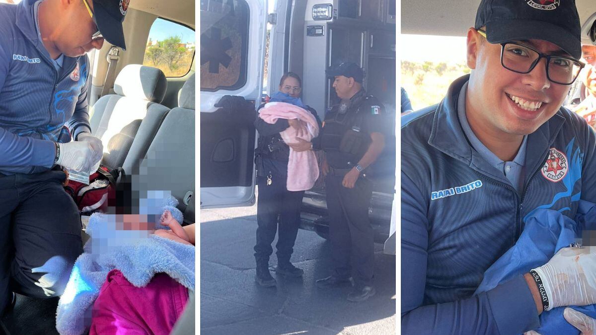 Policías y paramédicos auxiliaron a una mujer que dio a luz dentro de una camioneta, activando protocolos de emergencia en plena vía pública.