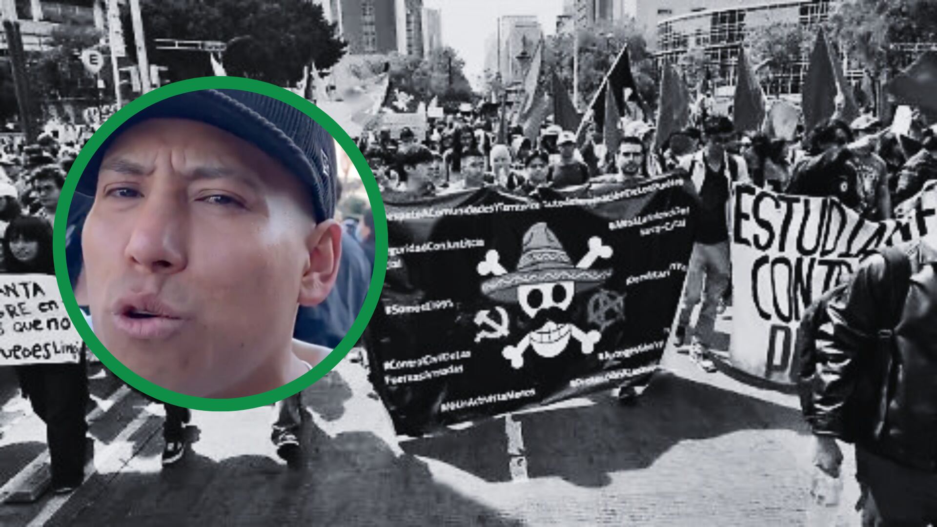 Las palabras de Yulay se sumaron a las exigencias de la Generación Z, quienes piden claridad sobre las detenciones