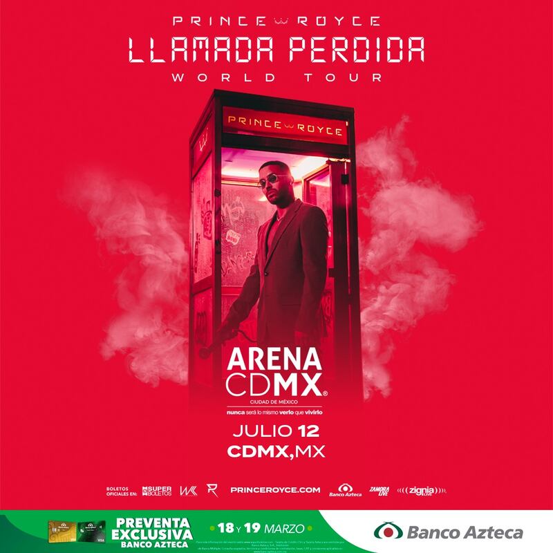 Prince Royce anuncia fechas en México