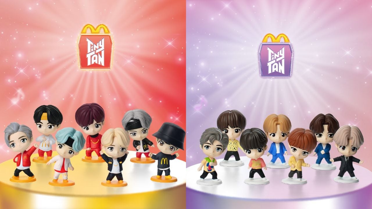 Figuras de BTS en colaboración con McDonald's