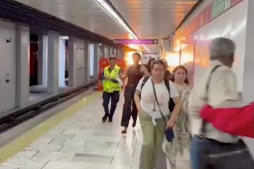Reportan flamazo en la estación Salto del Agua en la Línea 1 del Metro de la CDMX
