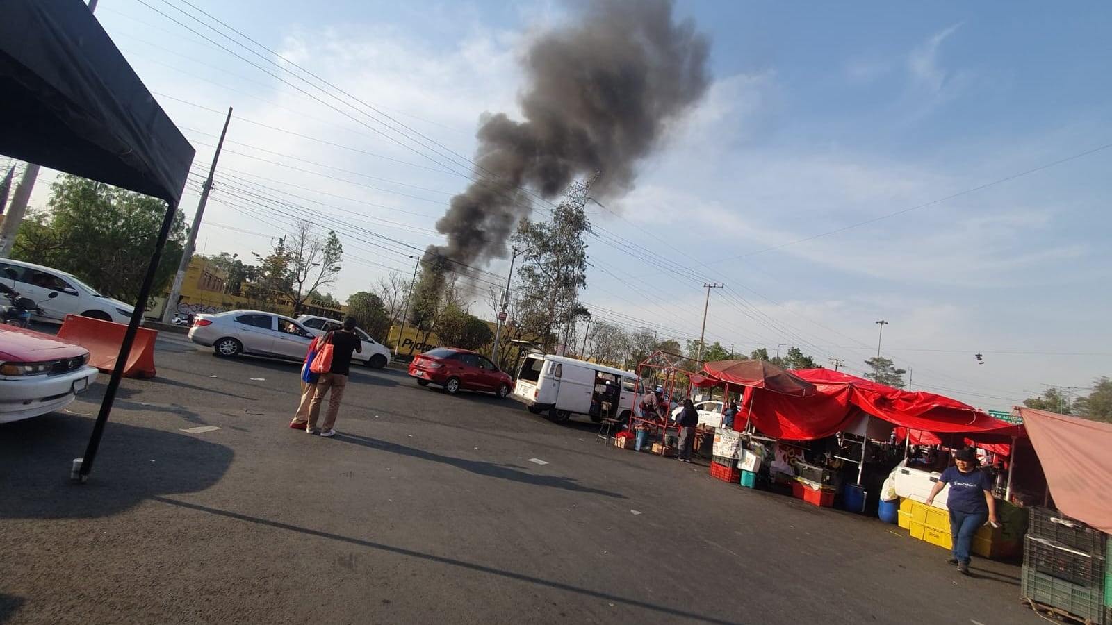 Caída de aeronave en Ciudad Universitaria en alcaldía Coyoacán