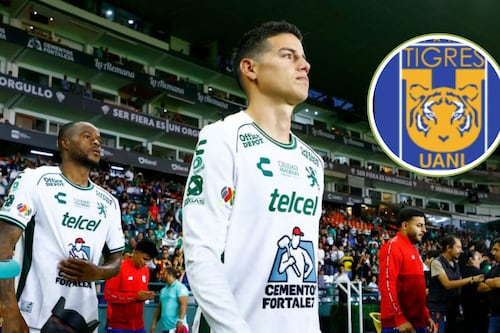 Tigres sufre una baja sensible para enfrentar al León de James Rodríguez