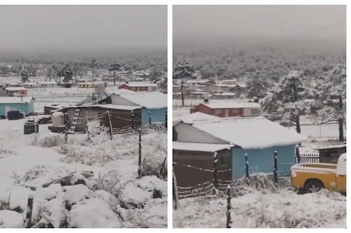 DANA provocan nieve, cierres carreteros y lluvias en Chihuahua
