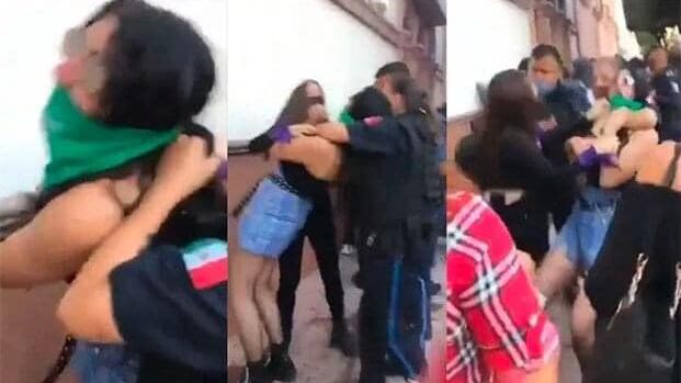 Elementos de seguridad detuvieron a 22 mujeres y agredieron tanto a manifestantes como reporteras que daban cobertura.