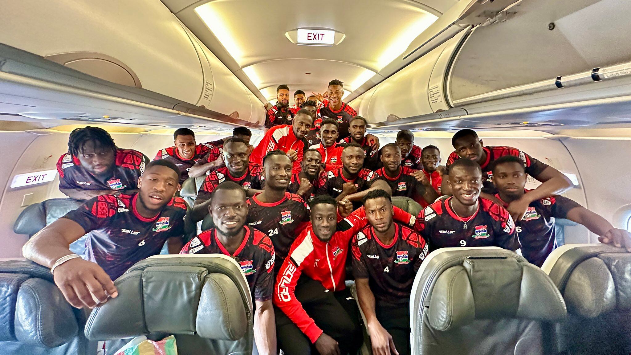 La Selección de Gambia regresó al aeropuerto de origen sin presentar secuelas graves.