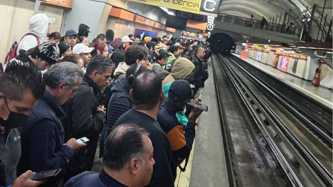 Avance en tiempo real del Metro de la CDMX
