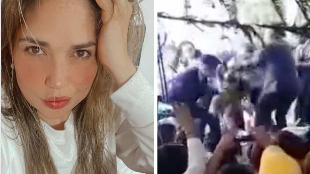 Video: Cantante Heidy Infante sufre agresión física