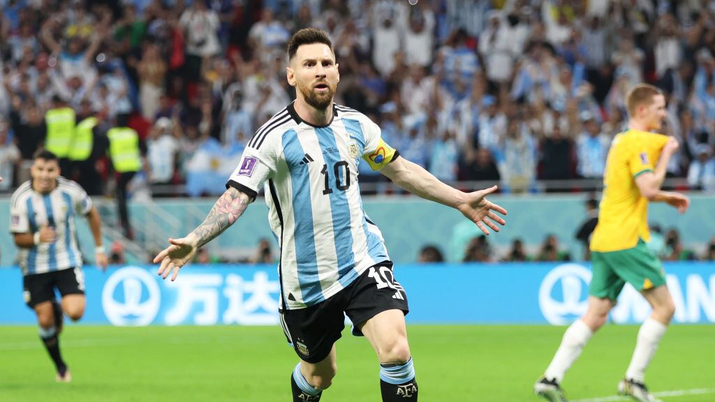 Lionel Messi consiguió su tercer tanto en la Copa