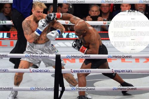 ¿La pelea del siglo fue una farsa? Filtran supuesto guion de la pelea entre Mike Tyson vs. Jake Paul