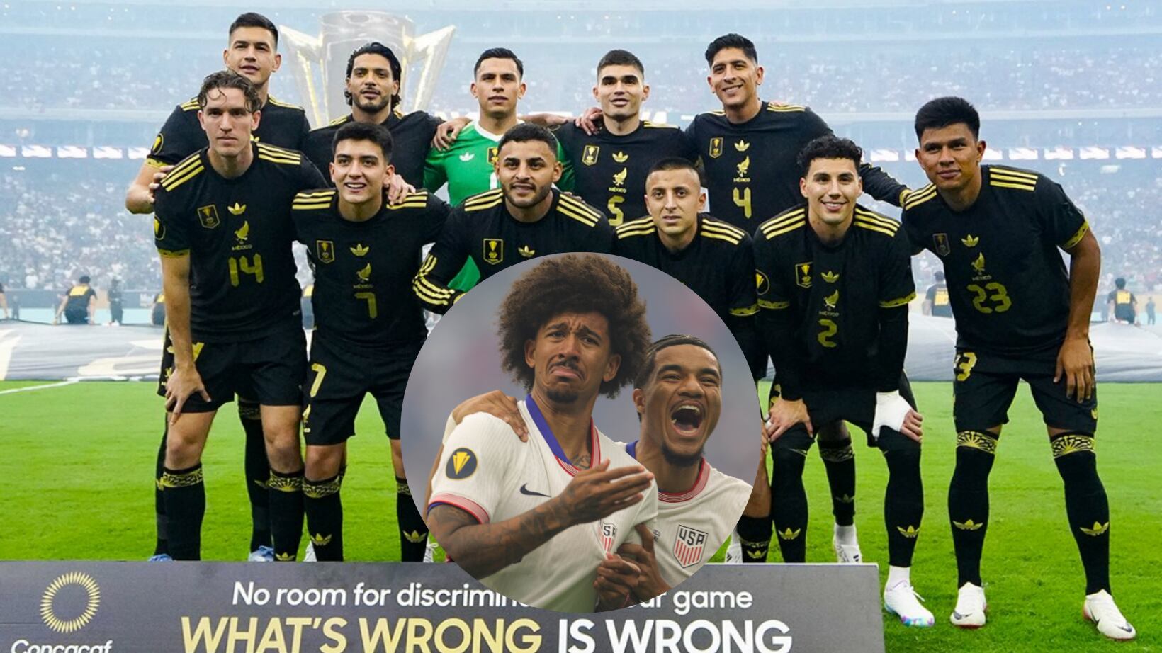 Chris Richards adelantó a Estados Unidos ante México.