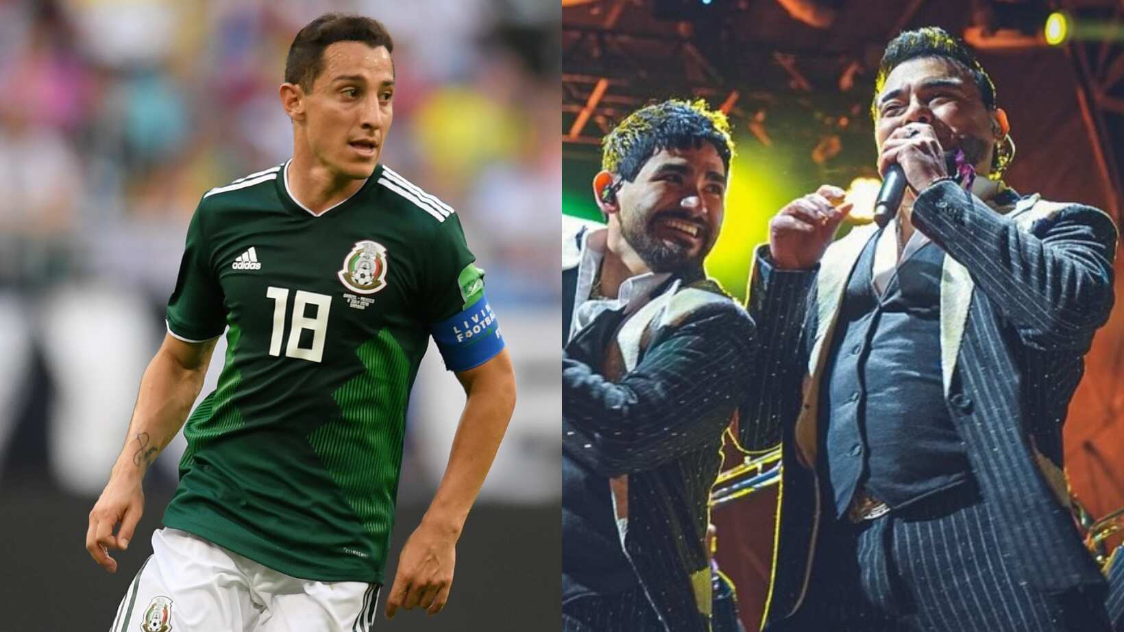 Andrés Guardado reveló que el Tri contrató a la Banda El Recodo.