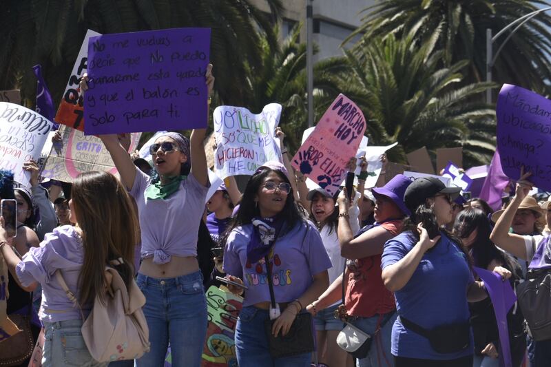 Marcha 8M 2024 en CDMX por el Día Internacional de la Mujer