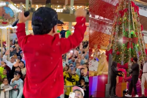 Abelito y Aarón Mercury iluminan la CDMX con encendido de árboles de Navidad en Oceanía e Insurgentes