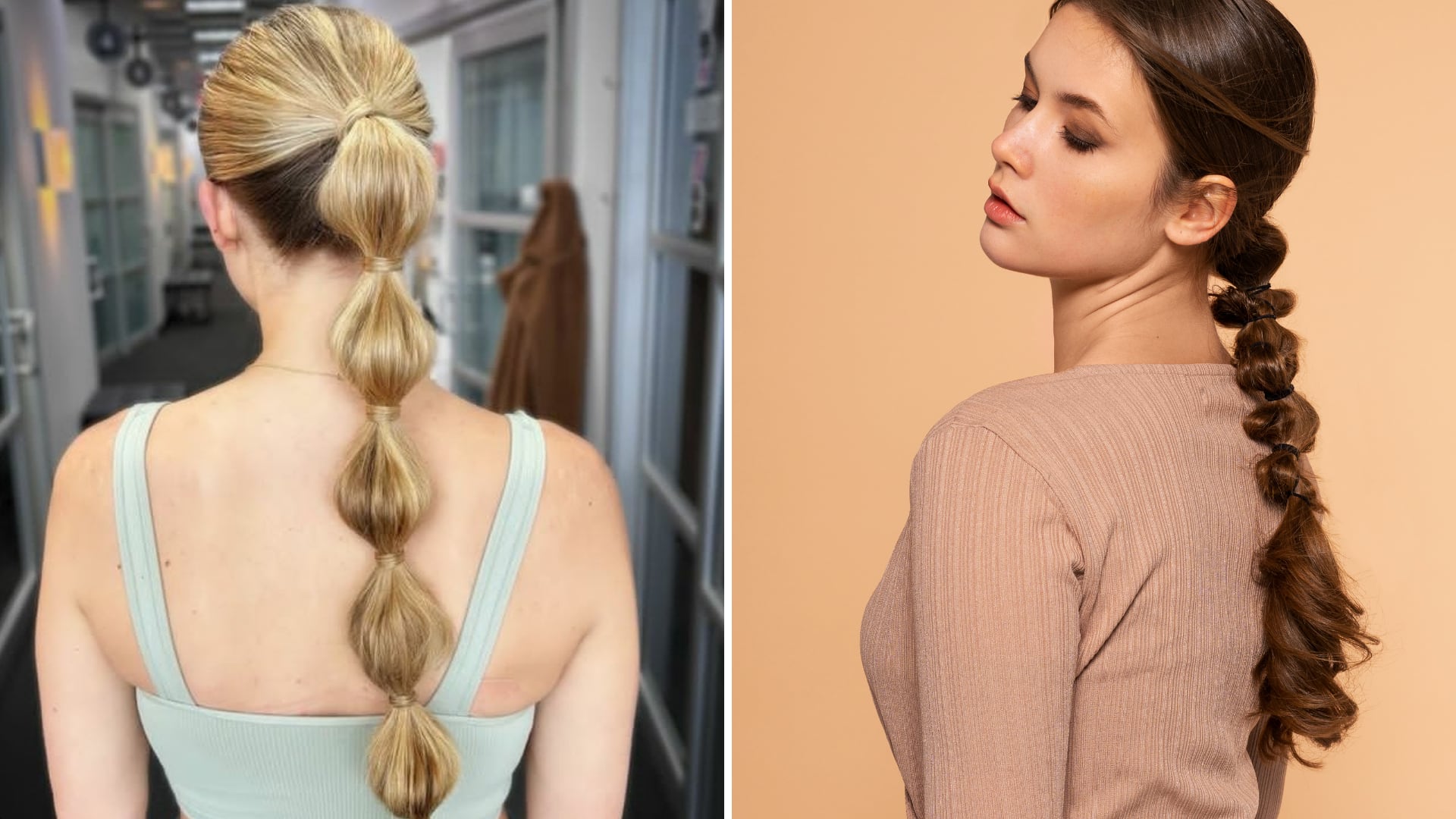 Bubble ponytail, la tendencia de este año. Cuatro forma de lucirla.