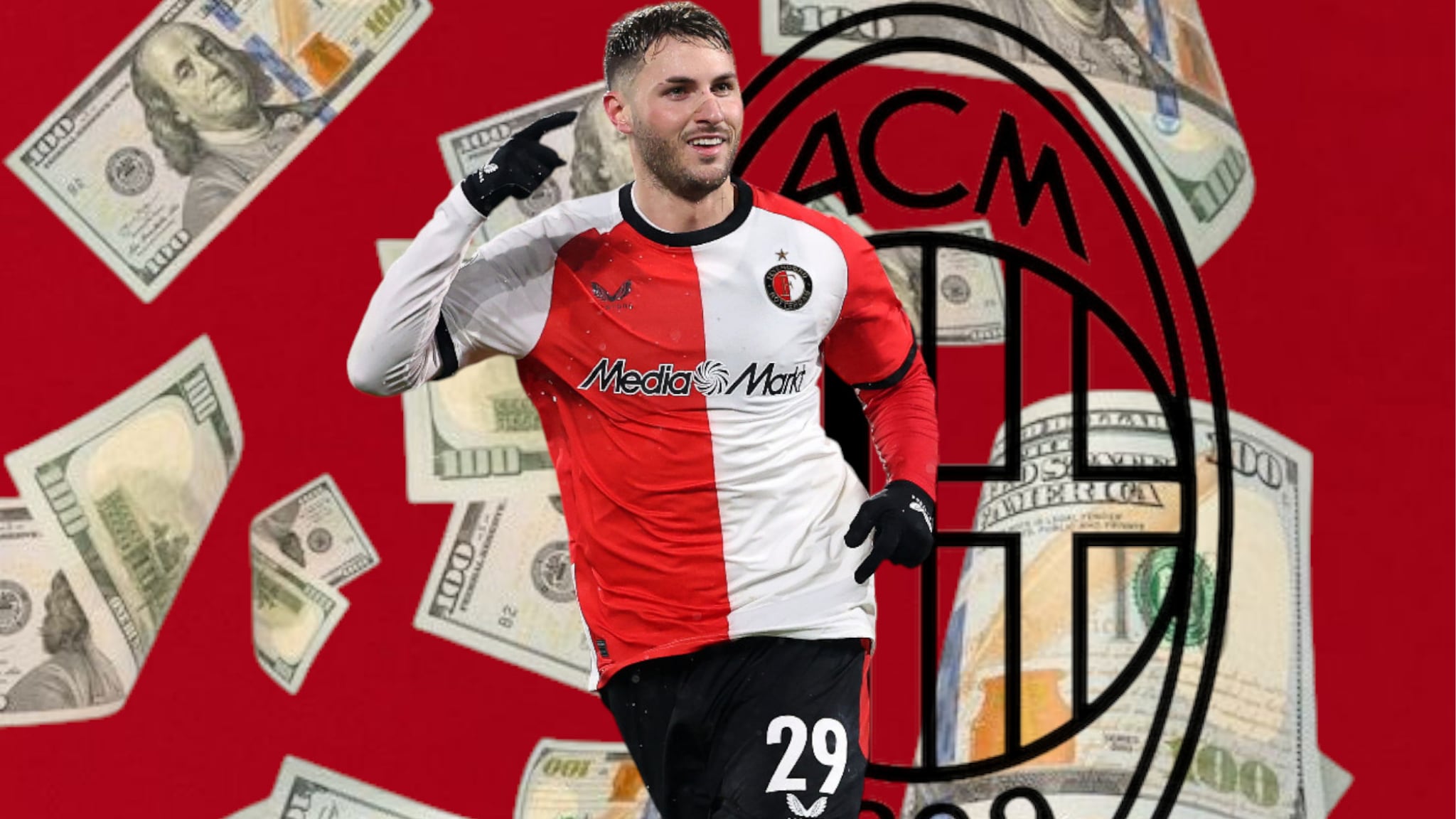 Feyenoord tendrá la venta más cara de su historia con Santiago Giménez