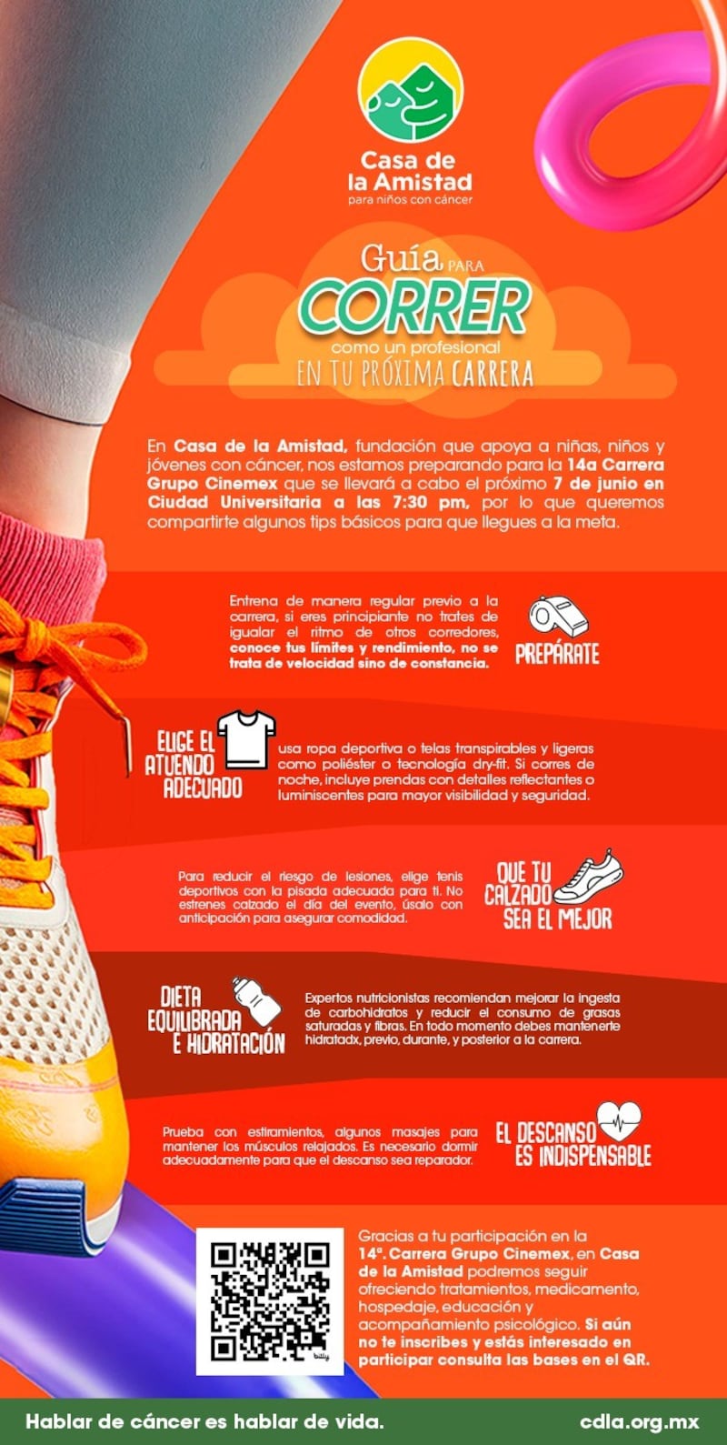 El sábado 7 de junio, Ciudad Universitaria albergará la decimocuarta edición de la  Carrera Grupo Cinemex, a beneficio de Casa de la Amistad para Niños con Cáncer. Foto: Getty Images.