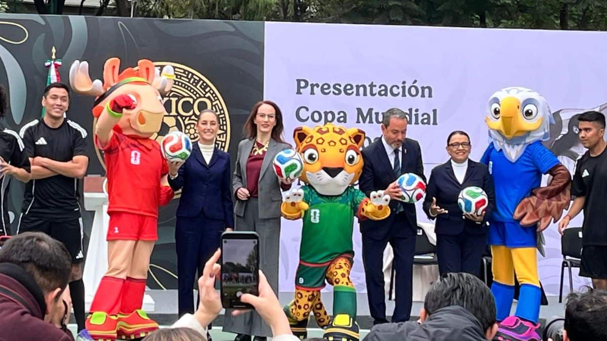 ¡México está listo! Sheinbaum presenta la Copa Mundial de la FIFA 2026; se esperan 5.5 millones de turistas