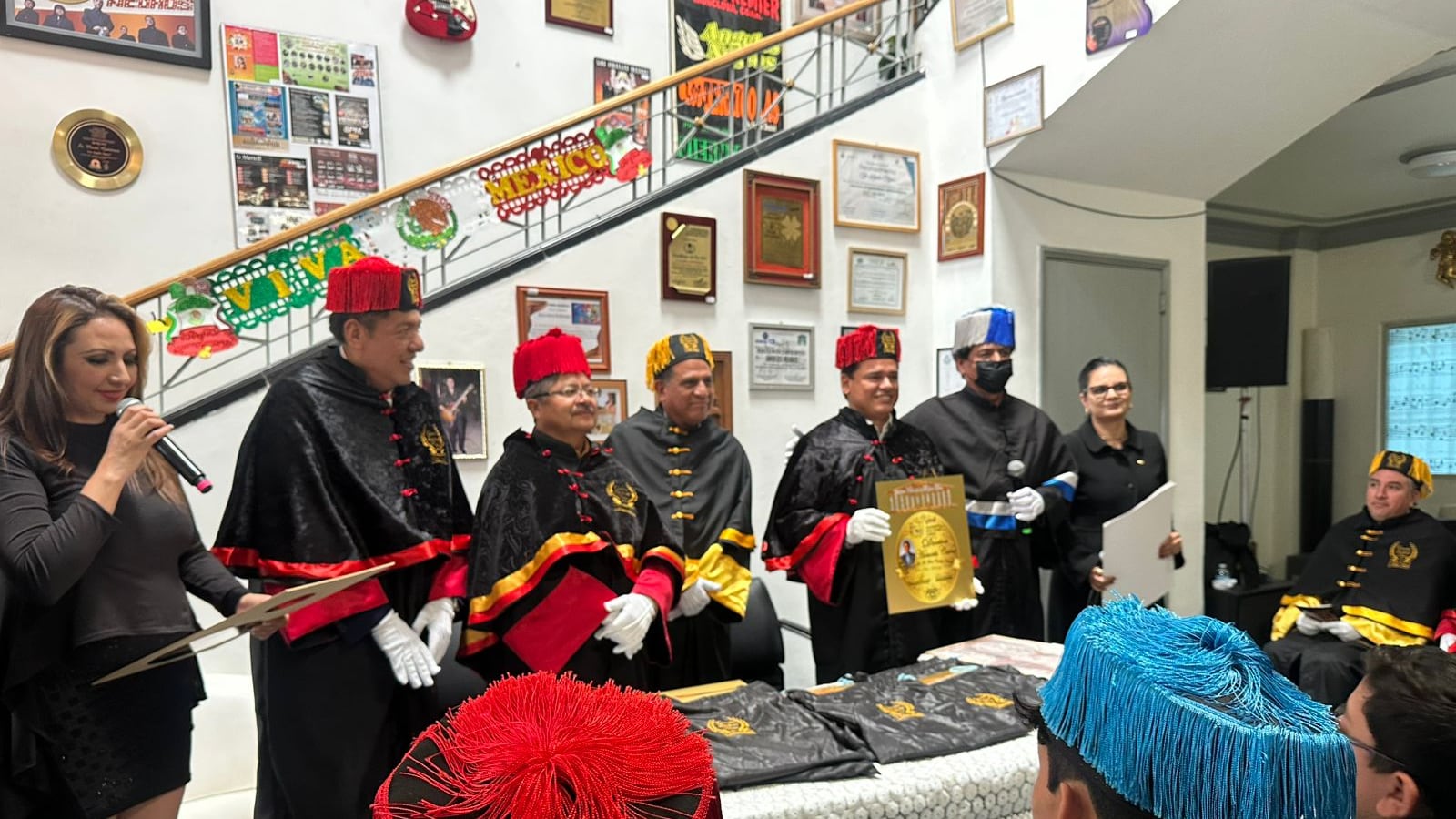 Otorgan doctorado honoris causa a Mario Hernán Gutiérrez Contreras, líder y fundador de Los Ángeles Negros. Foto: Los Ángeles Negros.