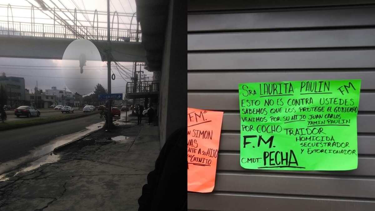 En el lugar fueron colocados mensajes escritos en cartulinas. (Especial)