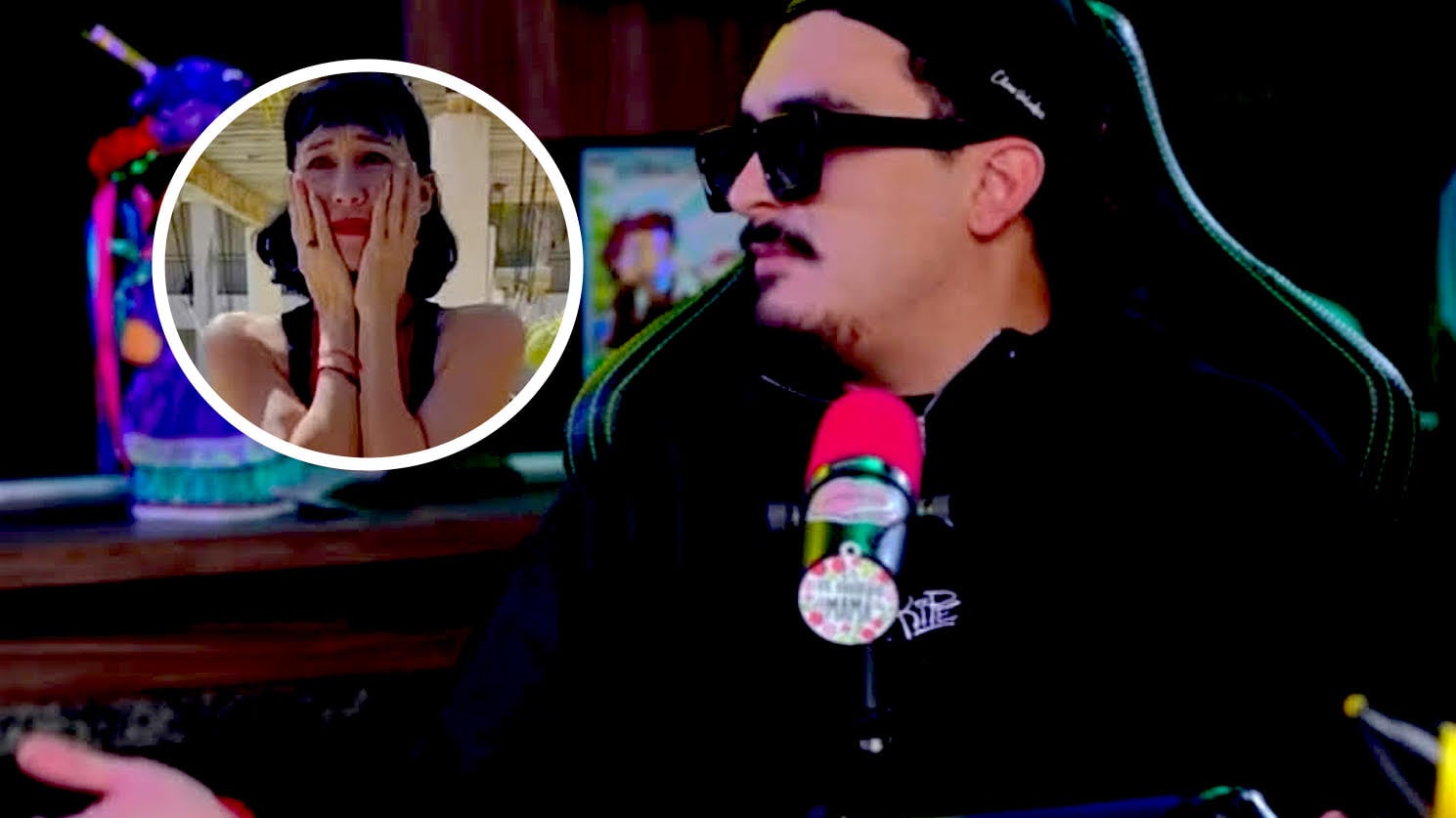 El youtuber sorprende con su reacción