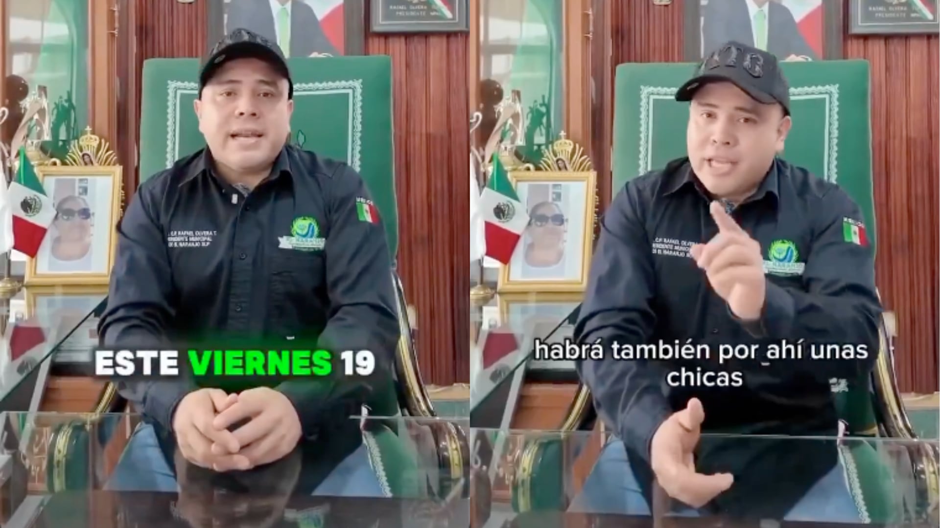 Alcalde de El Naranjo celebra a los padres con evento sin niños y con “chicas buena onda”