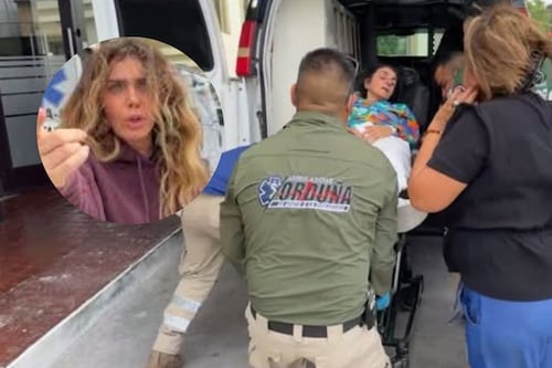 Bárbara Torres se desmayó en teatro y la retiran en ambulancia; Sabine Moussier explota contra quienes la grabaron