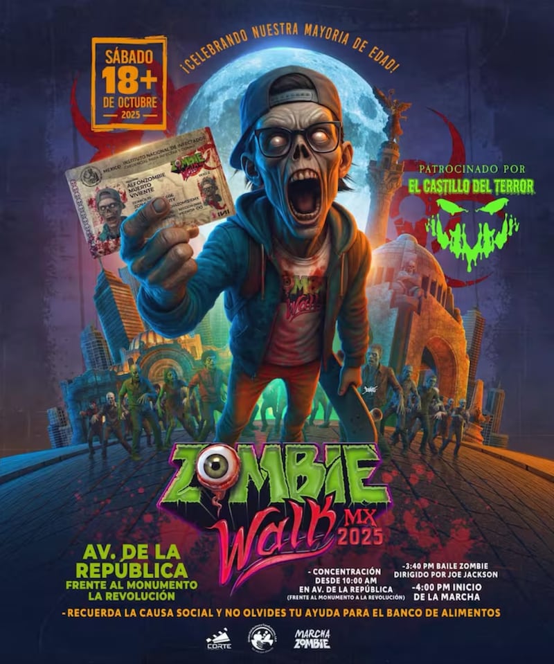CDMX Marcha Zoombie 2025