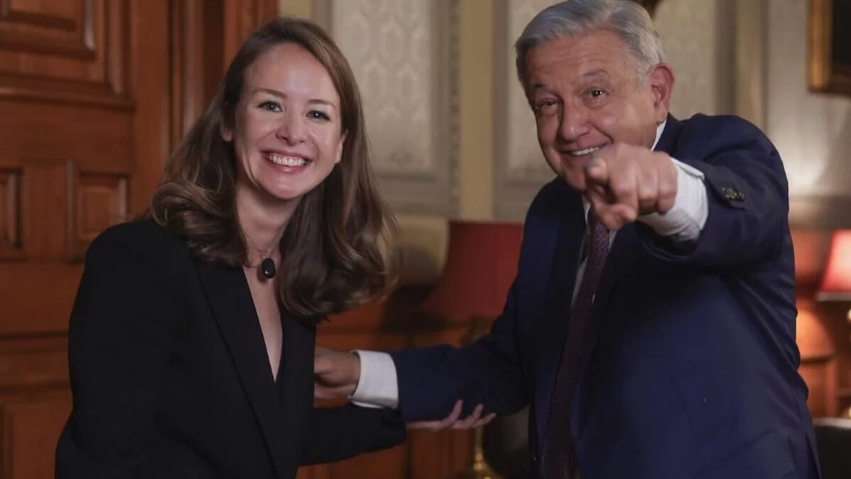 La charla se extendió durante más de dos horas en Palacio Nacional. (Presidencia de la República)