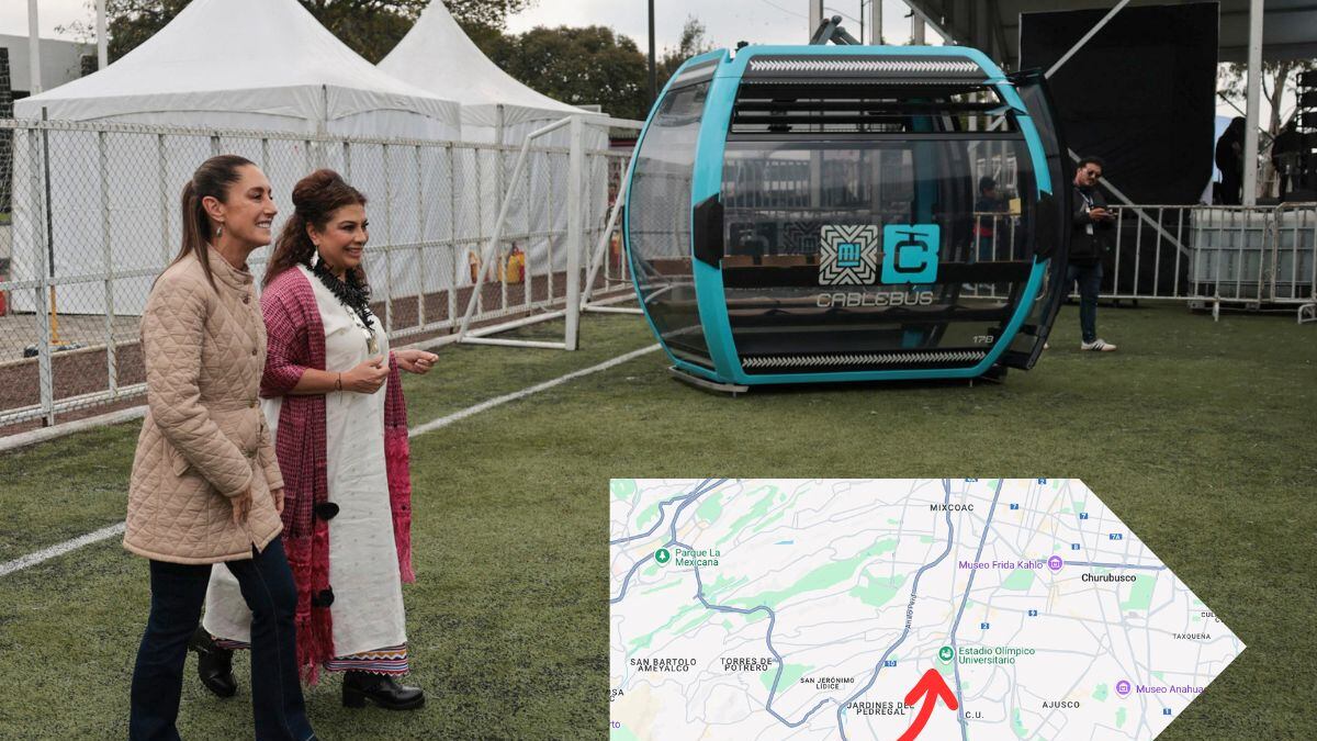 Cablebús en Tlalpan.