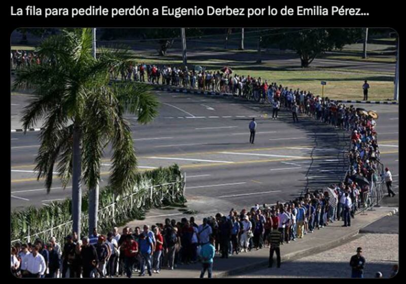 Memes y otros mensajes dedicados al comediante por el tema de Emilia Pérez