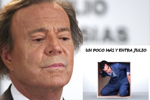 Julio Iglesias ya se asoma con una lluvia de memes para seguir con la tradición