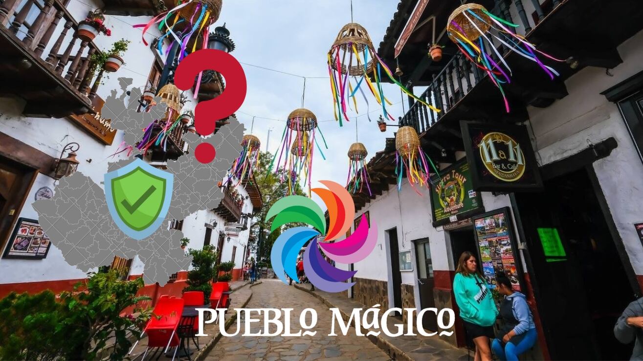 Los Pueblos Mágicos más seguros registran al último corte 10 carpetas de investigación por cada mil habitantes en ambos destinos. ESPECIAL/ CANVA/ GOBIERNO DE JALISCO