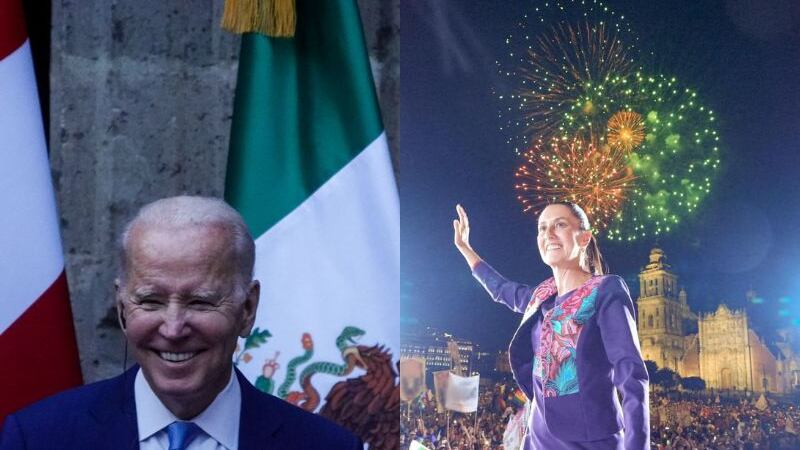 Claudia Sheinbaum recibe felicitación de Joe Biden por triunfo en elección