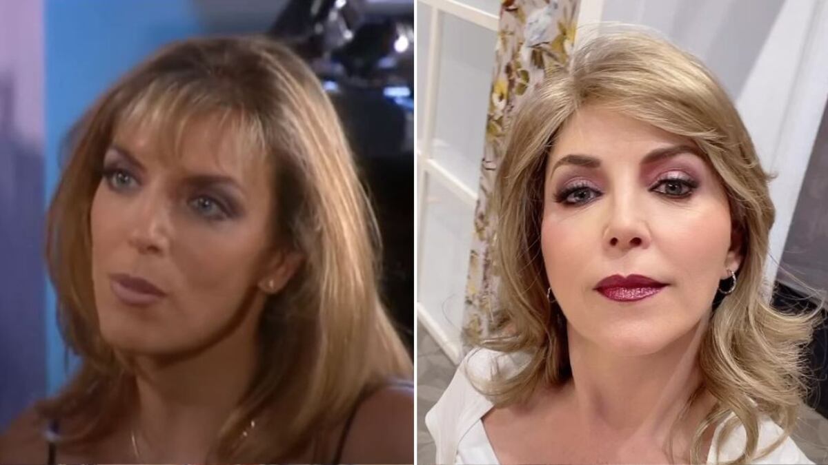 Laura Flores en 'Yo soy Betty, la fea' y en la actualidad