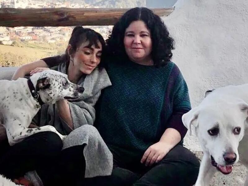 Natalia Téllez y su hermana Artemisa