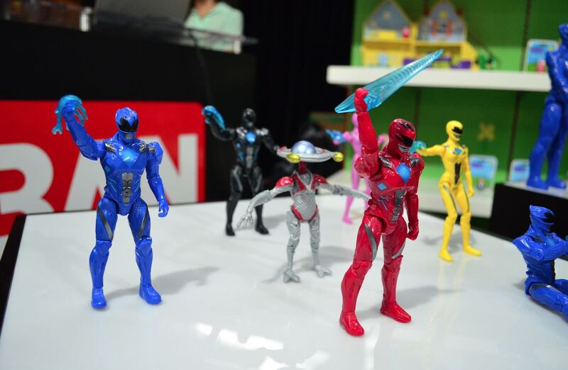 Los fanáticos de Power Ranger tendrán varios opciones para coleccionar. | Alexandra Ortiz