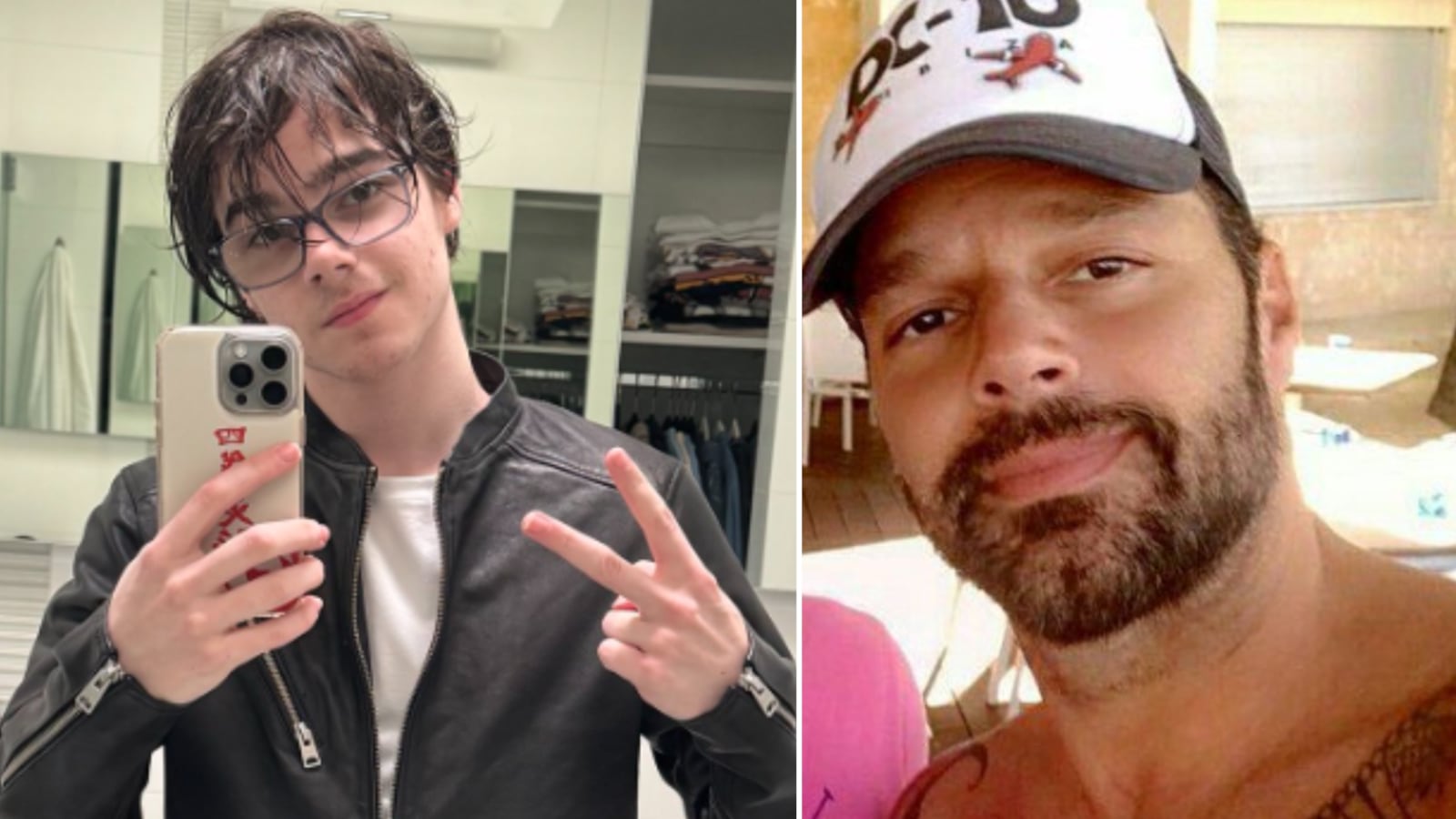 Valentino y Ricky Martin