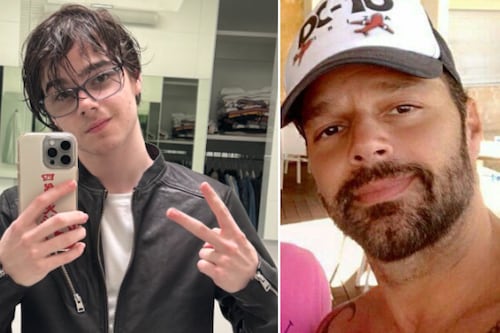 La brutal transformación del hijo de Ricky Martin para parecerse al personaje de un famoso anime
