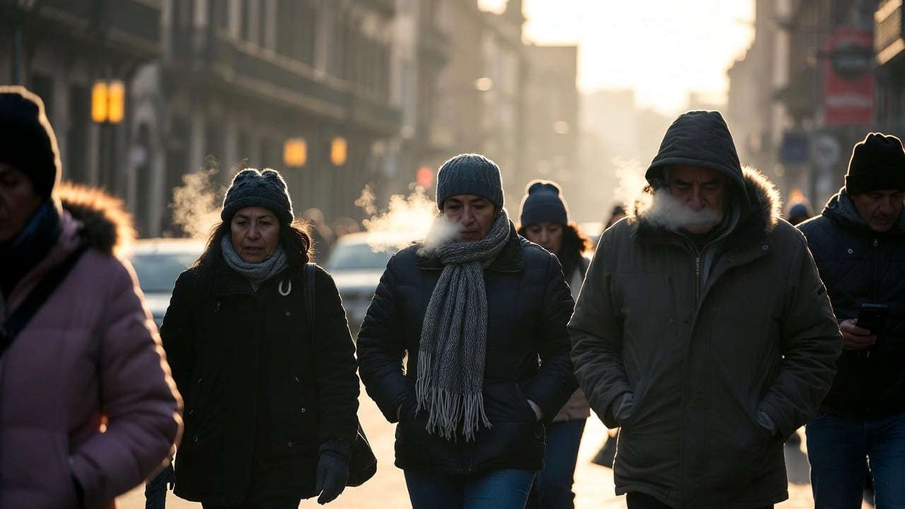 Las autoridades capitalinas pidieron a la población abrigarse con varias capas de ropa y evitar cambios bruscos de temperatura