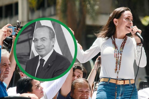 Corina Machado invita a Calderón a evento del Nobel, exige discreción y él lo revela en X