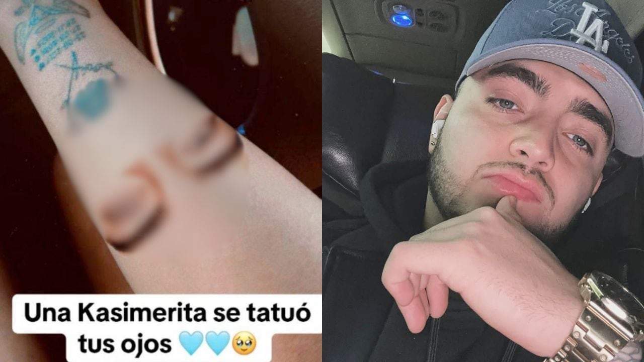 Una fanática se tatuó los ojos del vocalista de 'La Arrolladora Banda Limón'