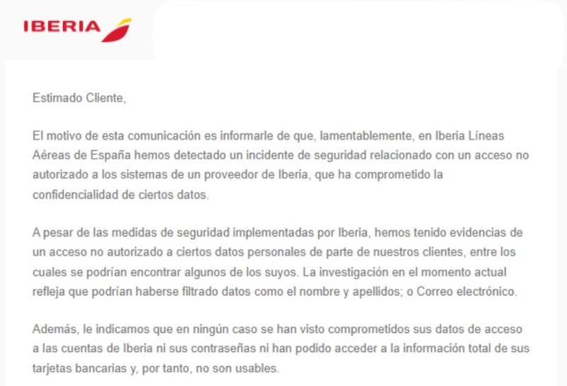 Hackeo Iberia: aerolínea confirma ciberataque y fuga de datos; ¿vuelos a México en riesgo?