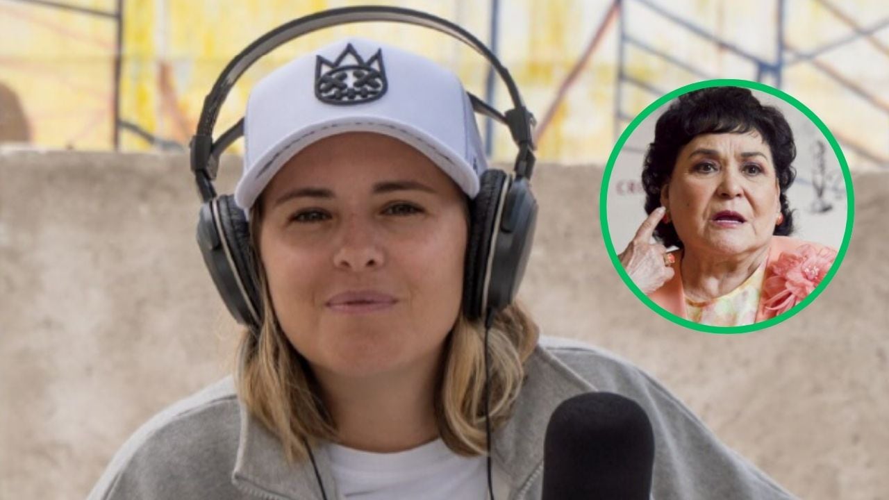 Saskia Niño de Rivera y Carmelita Salinas