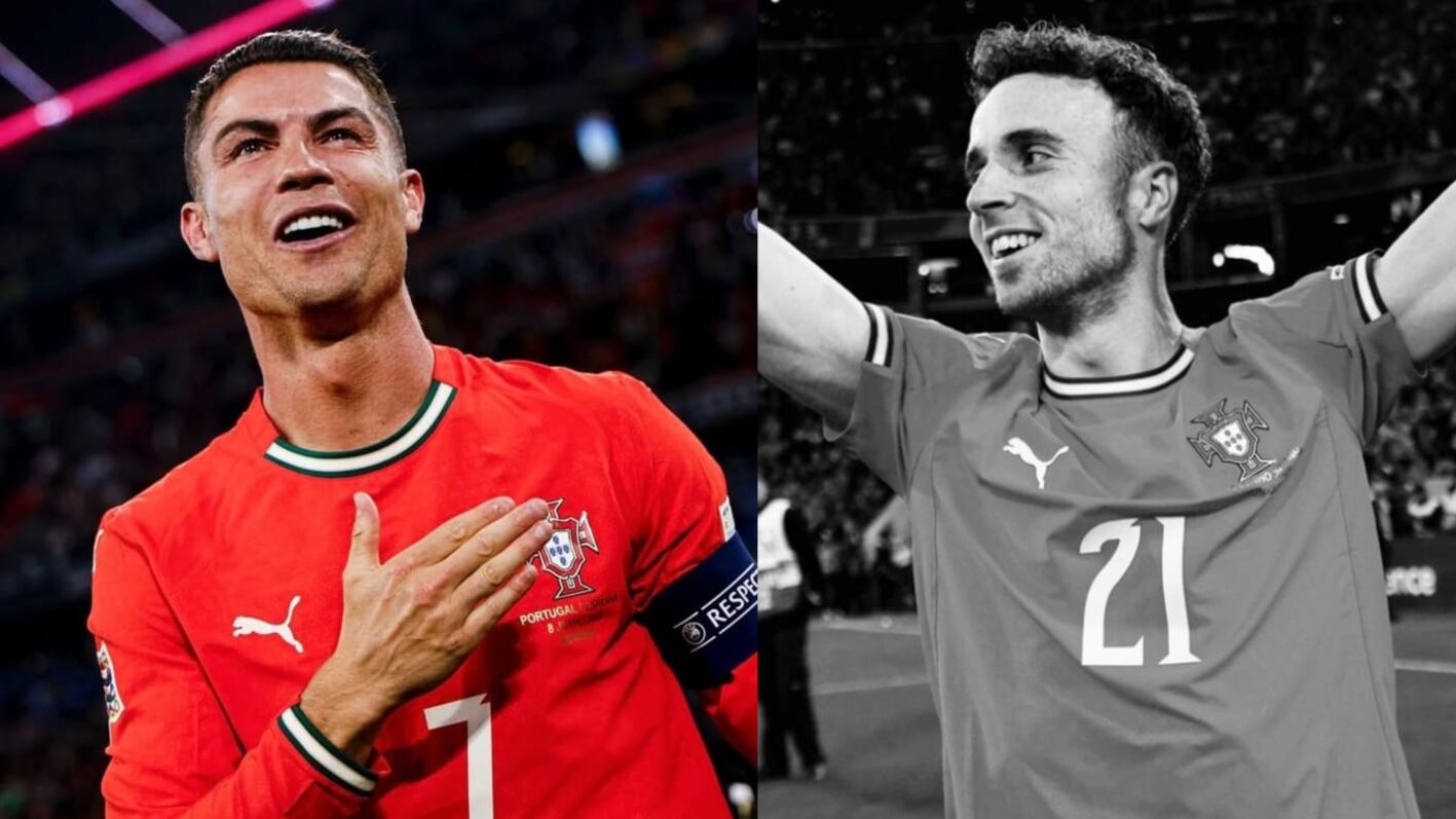 Crisitano lloró la muerte de Diogo Jota.